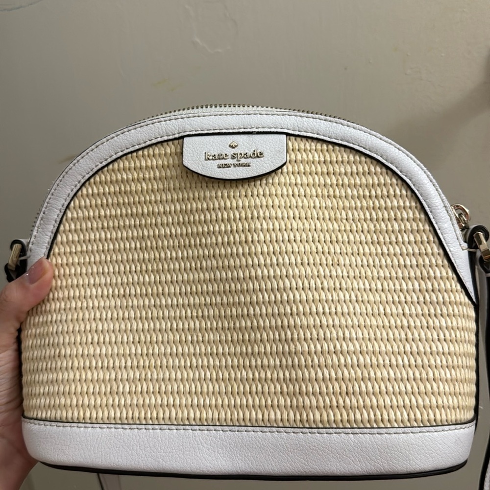 Kate spade raffia purse
